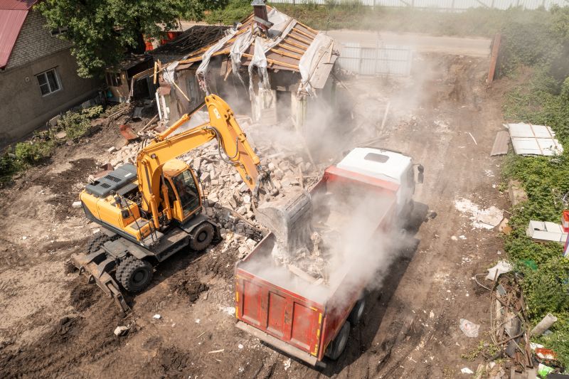 Demolition Equipment in Action